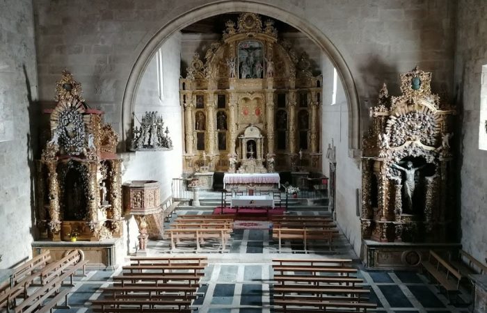 Interior de la iglesia de Villaverde de Guareña